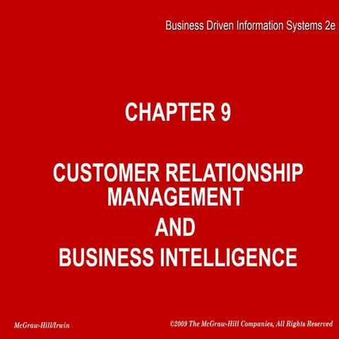 Crm business intelligence