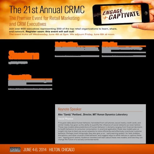 CRMC 2014 Brochure