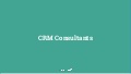 CRM Consultants Webinar