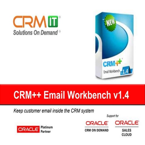 CRM++ Email Integration for Oracle Cloud Solutions