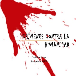 Crímenes contra la Humanidad