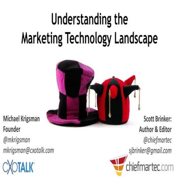 Understanding the Marketing Technology Landscape