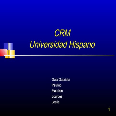 CRM exposición equipo 01