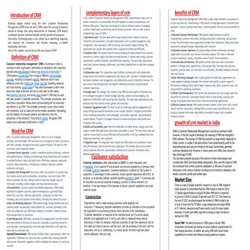 Customer relationship management business