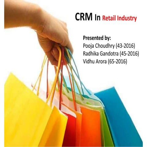 Crm in retail industry