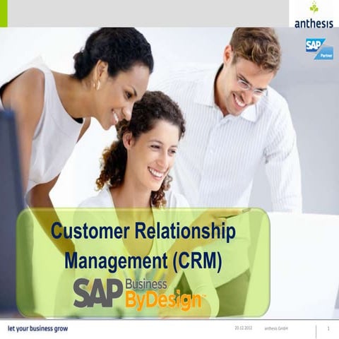 Workshop CRM in SAP Business ByDesign