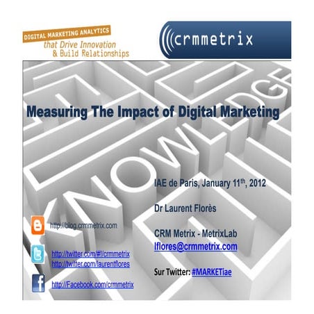 Measuring the Impact of Digital Marketing