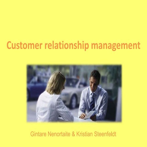 CRM Customer relationship management