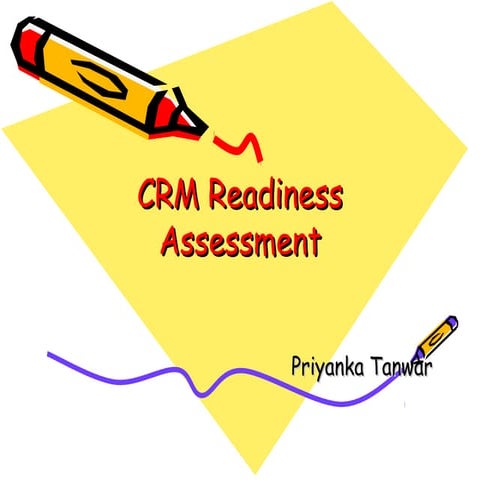 Crm readiness assessment