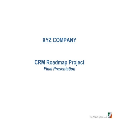 CRM Roadmap - Sample