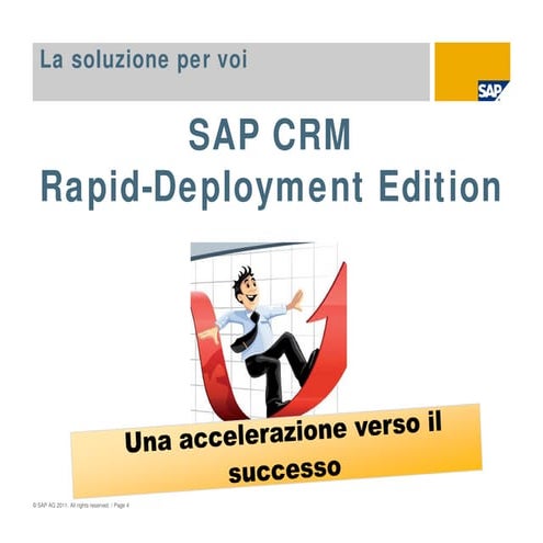 Il Crm di SAP RDE (Rapid Deployment Edition), una accelerazione verso il succ...