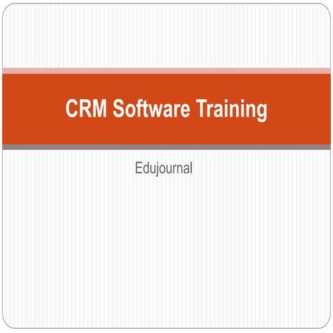 CRM Software Training 