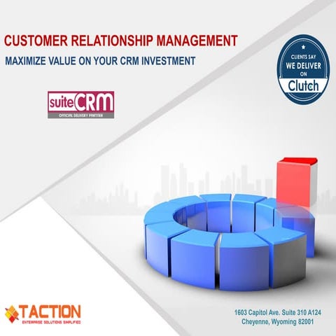 MAXIMIZE VALUE ON YOUR CRM INVESTMENT - CRM SERVICES & SOLUTIONS