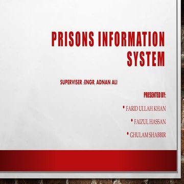 Prisons Information System
