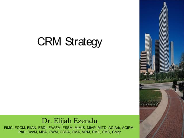 CRM Strategy