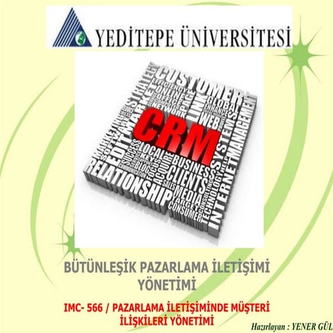 Musteri iliskileri yonetimi CRM ve Starbucks incelemesi