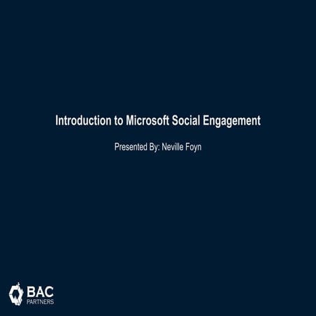 Social Engagement