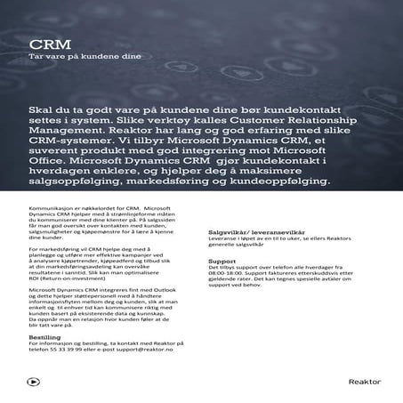 Crm v1.01