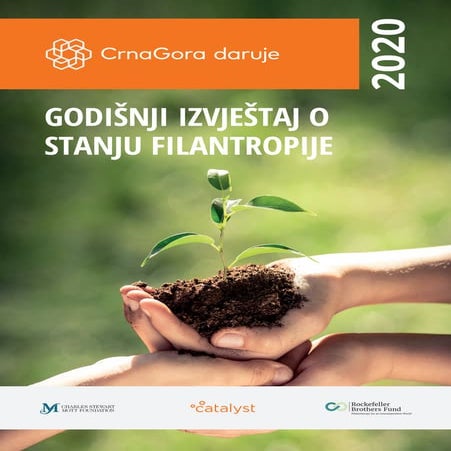 Crna Gora daruje 2020 - Godišnji izvještaj o stanju filantropije