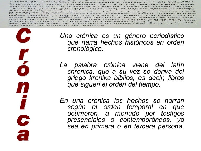 Crónica