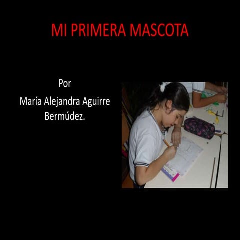 Mi primera mascota