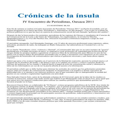Crónicas de la ínsula 31 10