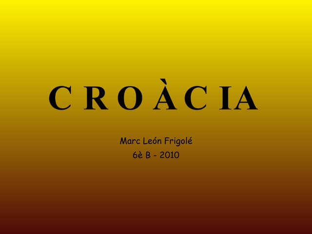 Croacia
