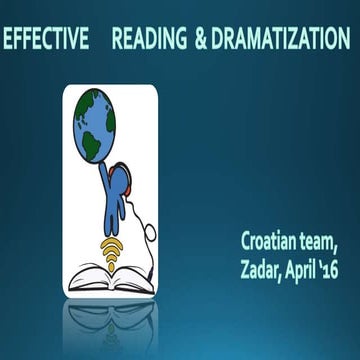 Croatian team / expressive reading & dramatization /ERASMUS+KA2, Spain, April...