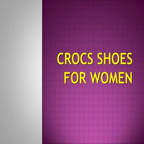 Clogs for Women | PPTX