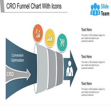 CRO Funnel Chart With Icons
