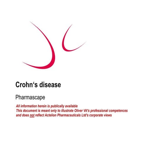 Crohn's disease pharmascape cv