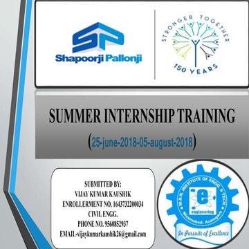 Summer internship report