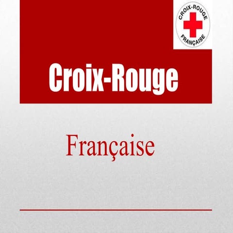 Croix rouge | PPTX