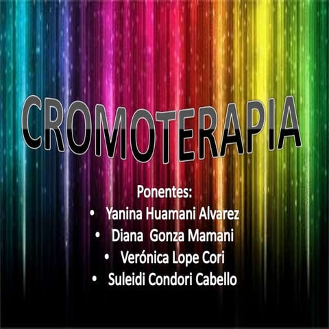 Cromoterapia med.tradicional
