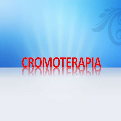 Cromoterapia