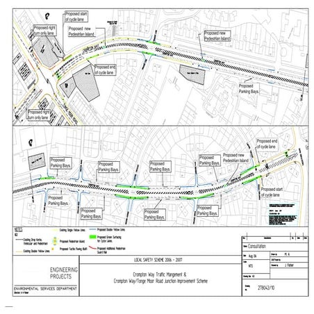 Crompton Way Traffic Proposal Map