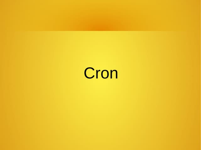 Cron