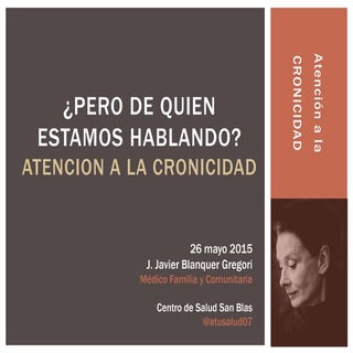 Atención a la cronicidad