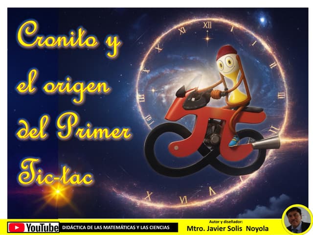 CRONITO Y EL ORIGEN DEL TIC-TAC. Cuento literario del Autor: JAVIER SOLIS NOYOLA