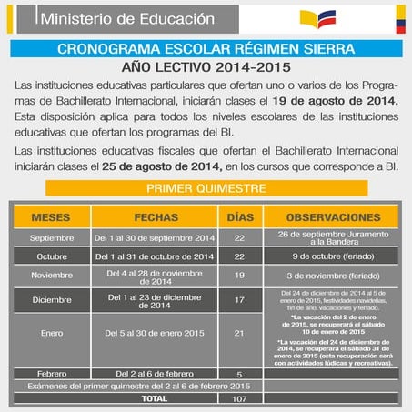 Cronograma escolar-del-ano-lectivo-sierra-2014-2015