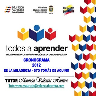 Cronograma 2012 EE.LAM-STA