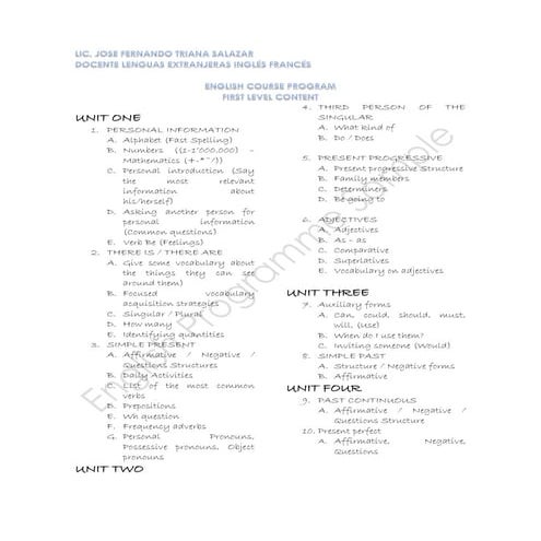 Cronograma de actividades