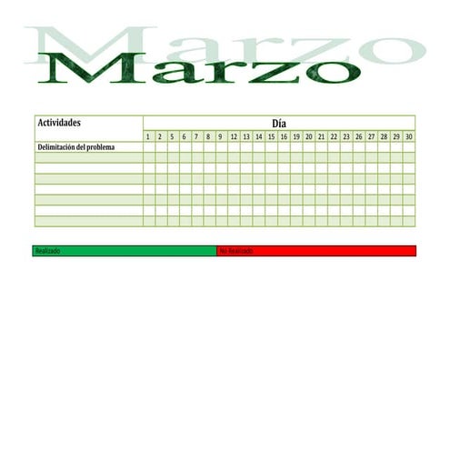 Cronogramas del anteproyecto