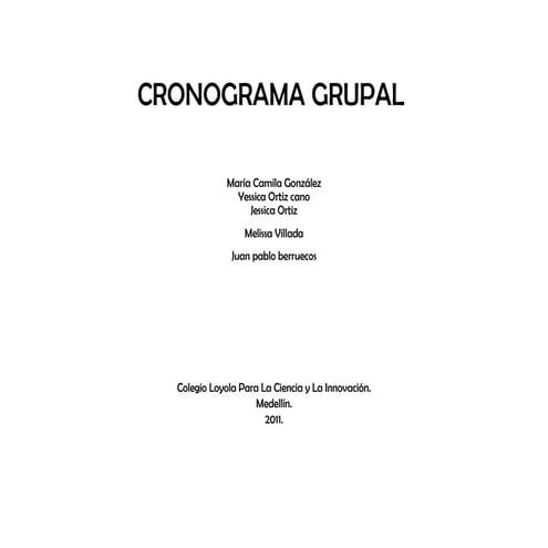 Cronología 1 quincena febrero