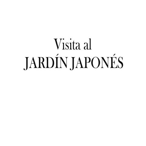 Visita al Jardín Japonés 3º B