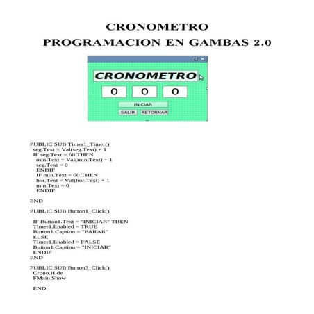 Cronometro