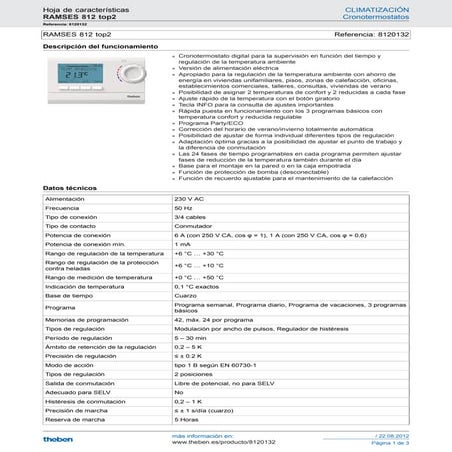 Crono termostatos