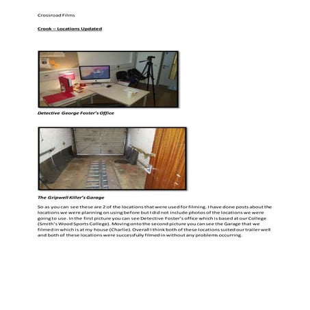 Crook - Locations Updated