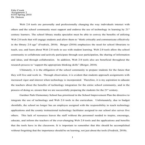 Crookedie6991comp3 In Service Initiative