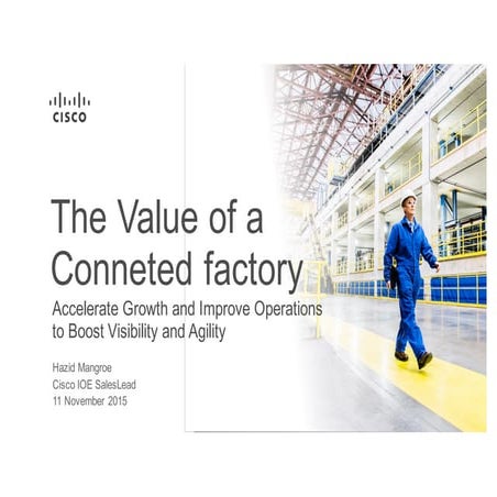 The value of a connected factory